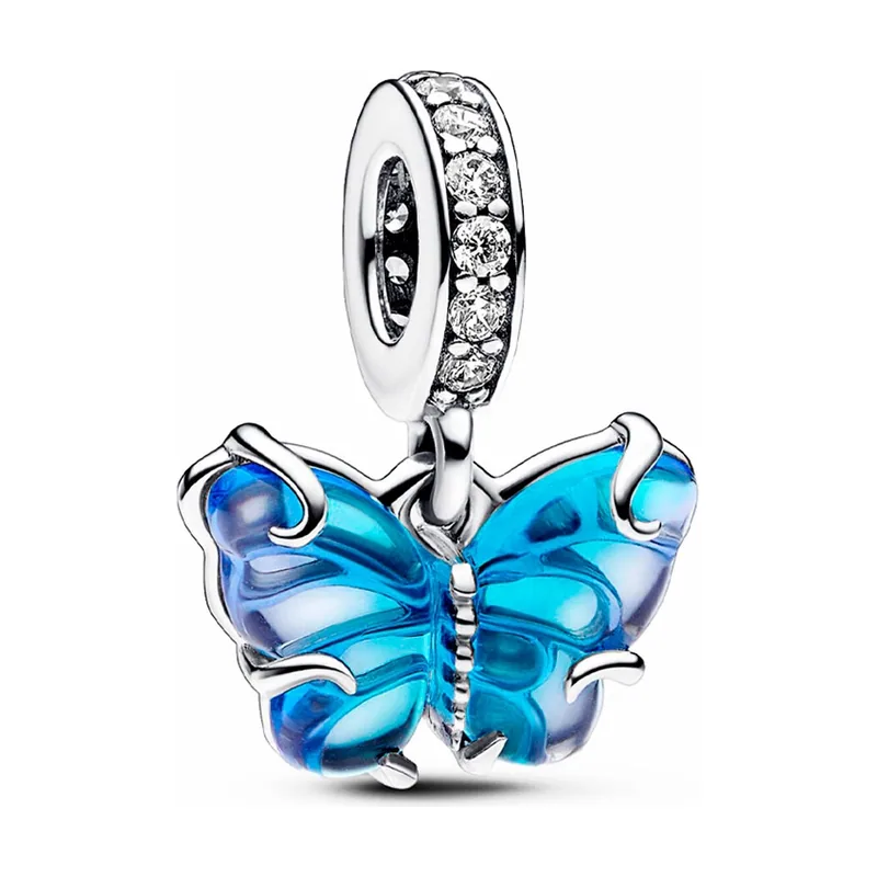 Charm Colgante de Cristal de Murano Mariposa 792698C01
