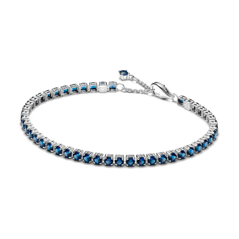 Pulsera Tenis Azul Brillante 591469C02