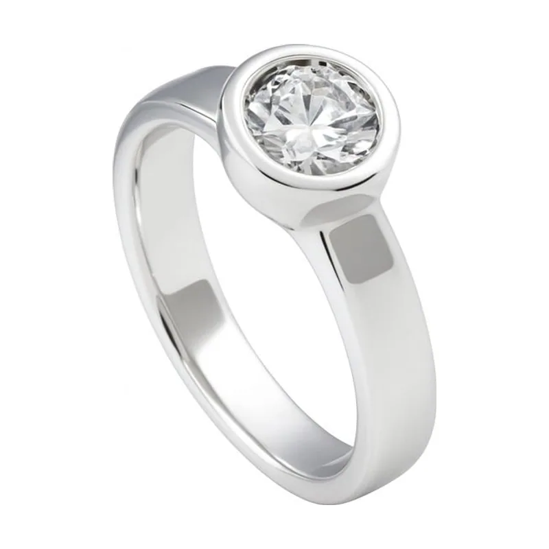 Anillo de Plata con circonita