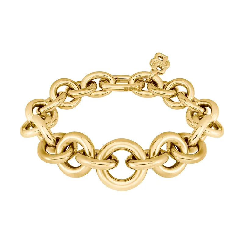 Pulsera de Cadena Colección Live Statement en Oro Amarillo 1580736M