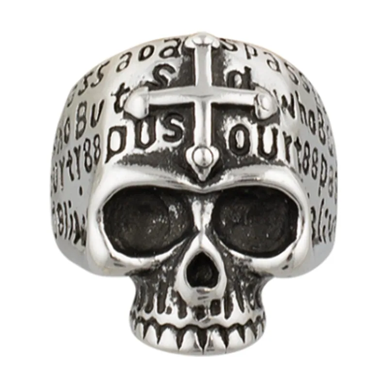 Anillo Calavera-cruz