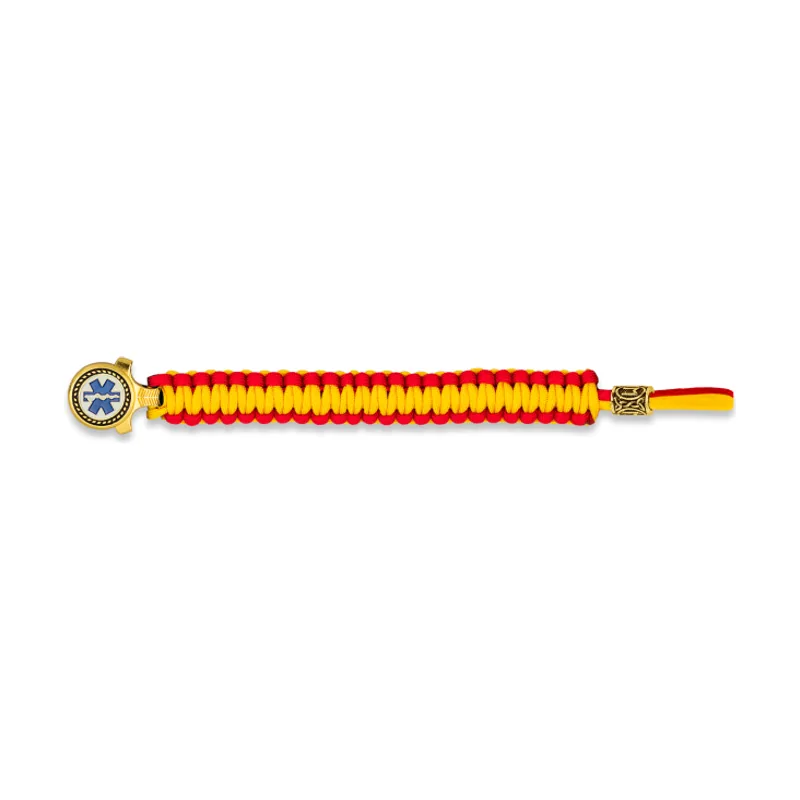 Pulsera Paracord Barbaric Oro / España 39440GR1003