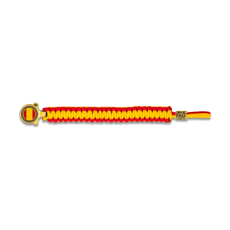 Pulsera Paracord Barbaric Oro / España 39440GR1018
