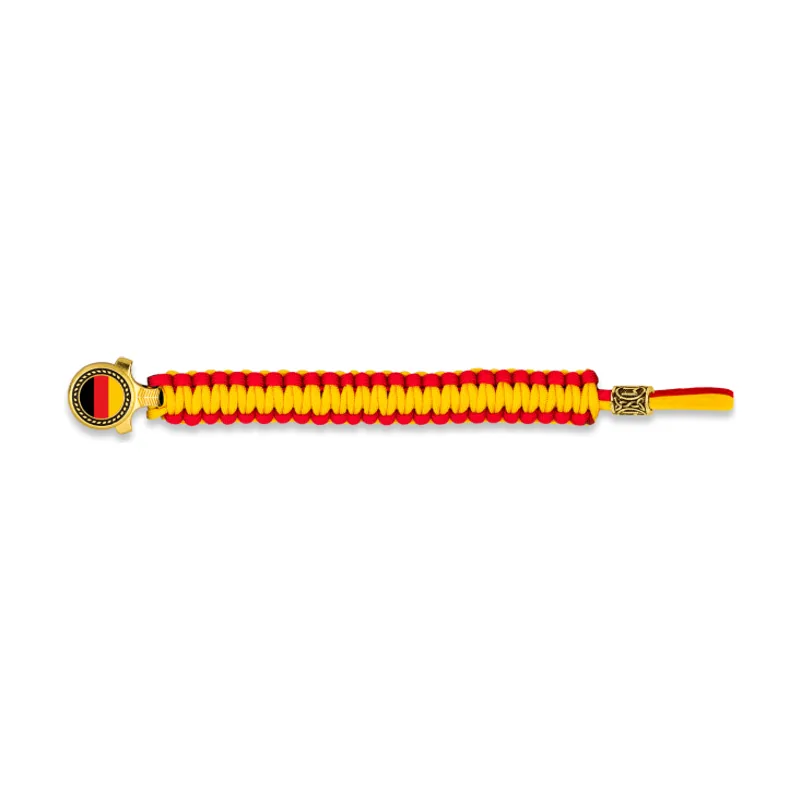 Pulsera Paracord Barbaric Oro / España 39440GR1031