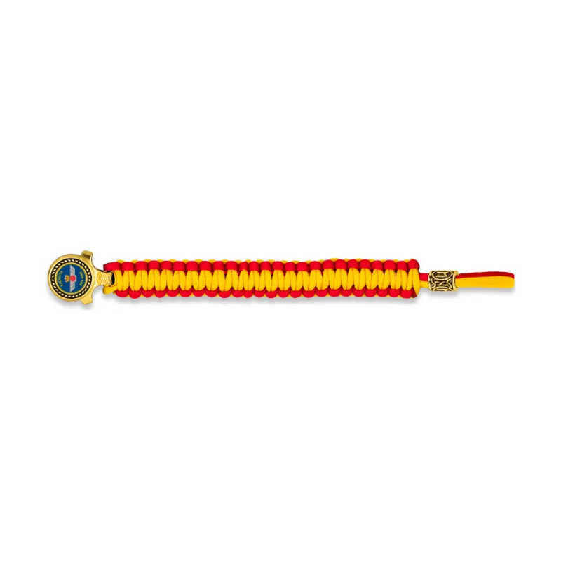 Pulsera Paracord Barbaric Oro / España 39440GR1016