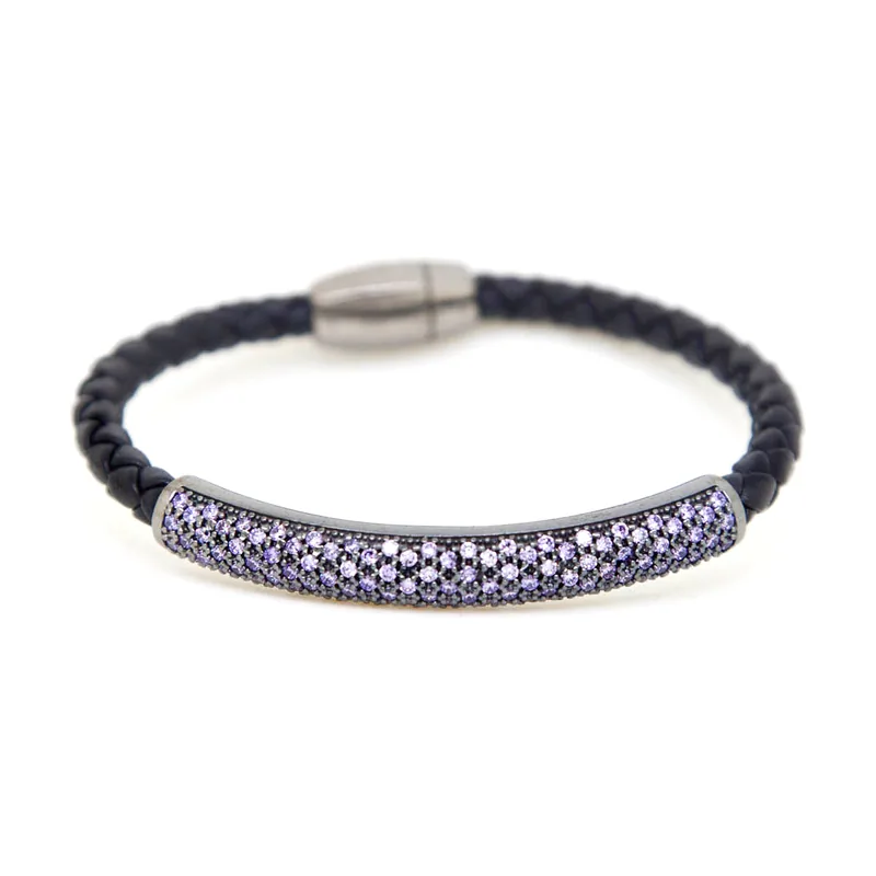 Pulsera W1NTRB257 (19 cm), chispa, plata metal