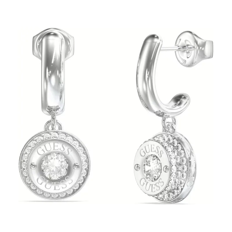 Pendientes Till Morning De Acero Plateado
