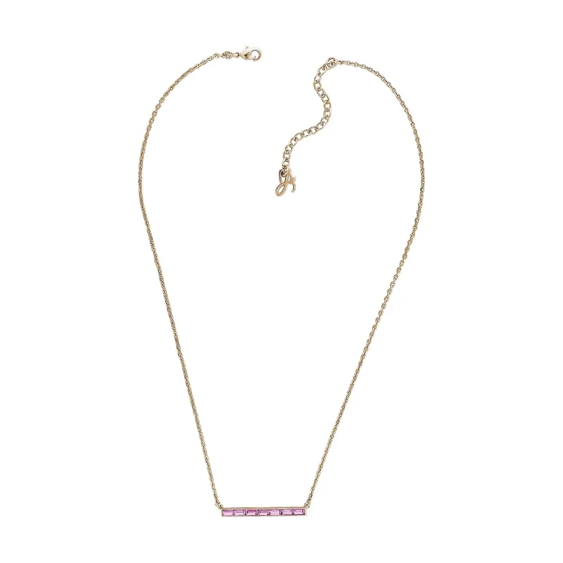 Collar Rosado con Swarovski