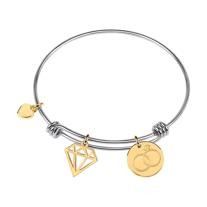 Pulsera, Colección BANGLE, en latón LPS05AQJ02