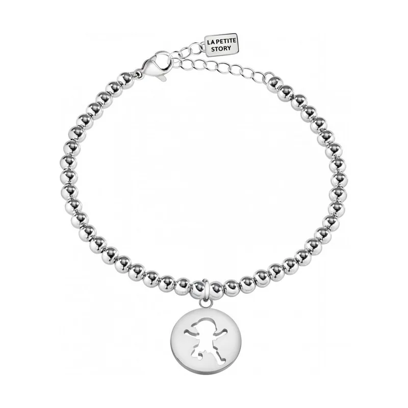 Pulsera, Colección BABIES, en acero LPS05AQL02