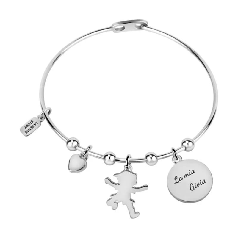Pulsera, Colección Family, en latón LPS05ASF04