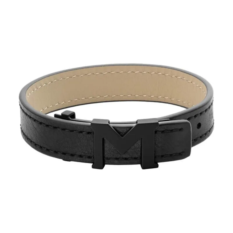 Brazalete Bracelet M-gram Black Rubberized 129503