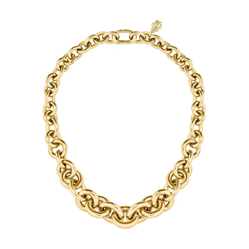 Collar de Cadena Colección Live Statement en Oro Amarillo 1580734
