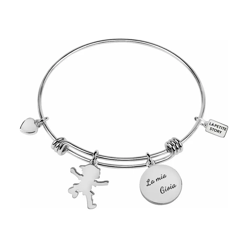 Pulsera, Colección BANGLE, en latón LPS05AQJ06