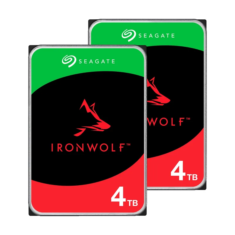 IronWolf NAS 2 x 4 TB Bundle