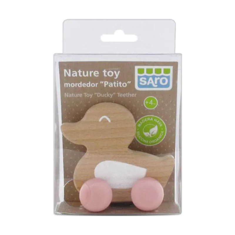 1710 Natural Juguete Mordedor Sensorial Patito