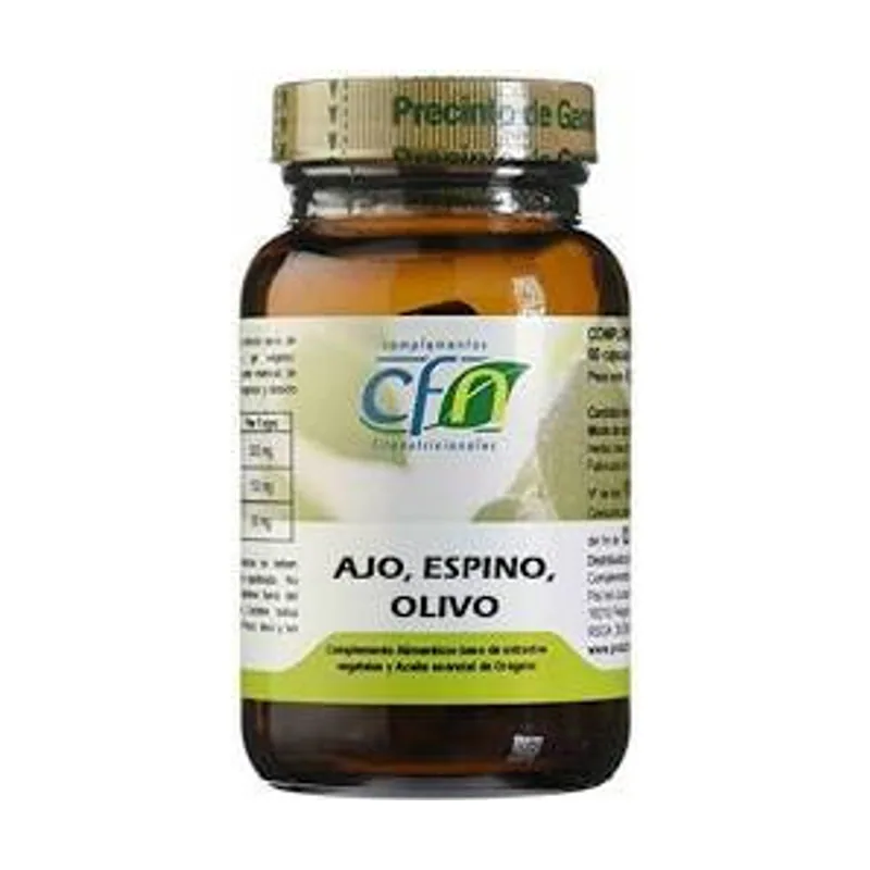Ajo+Olivo+Espino 500Mg 90 Caps..