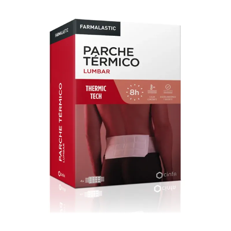 Parche Termico Lumbar 4 Unidades
