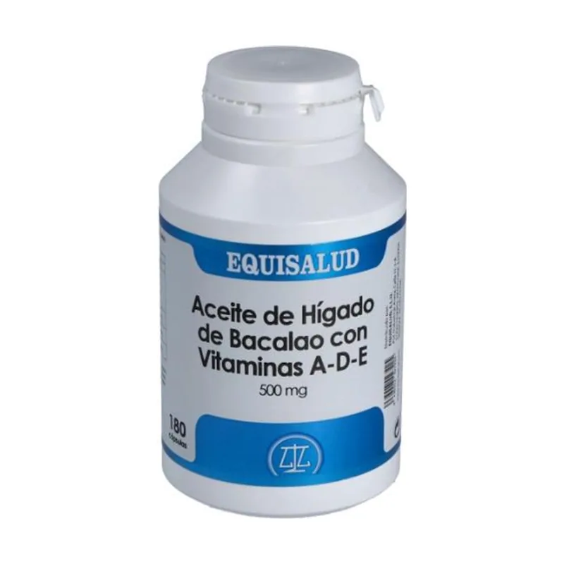 Aceite Higado De Bacalao Vitaminas A-D-E 500 mg