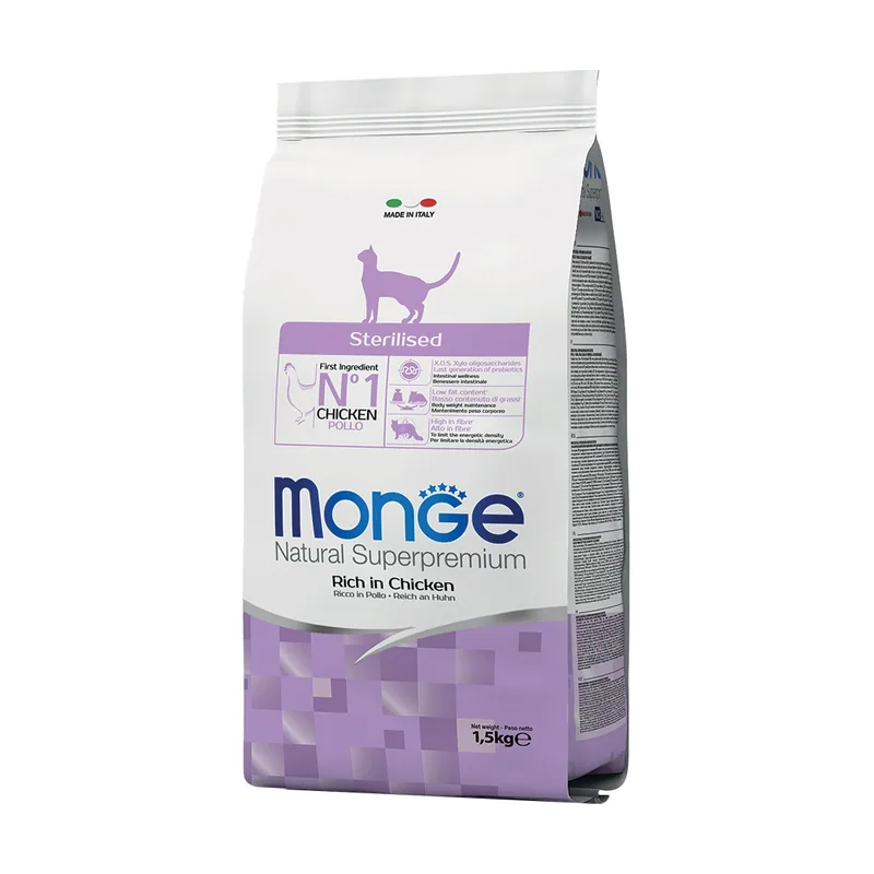Monge Natura Superpremium Sterilised con pollo
