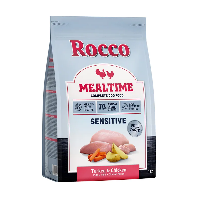 Mealtime Sensitive con pavo y pollo 5 x 1 kg