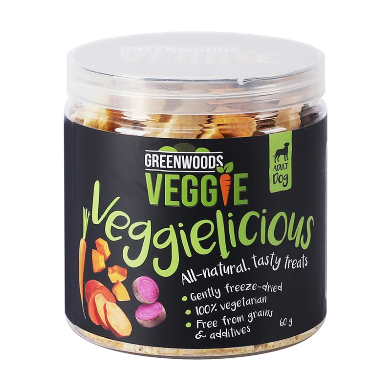 Veggie snacks vegetarianos para perros 5 x 60 g