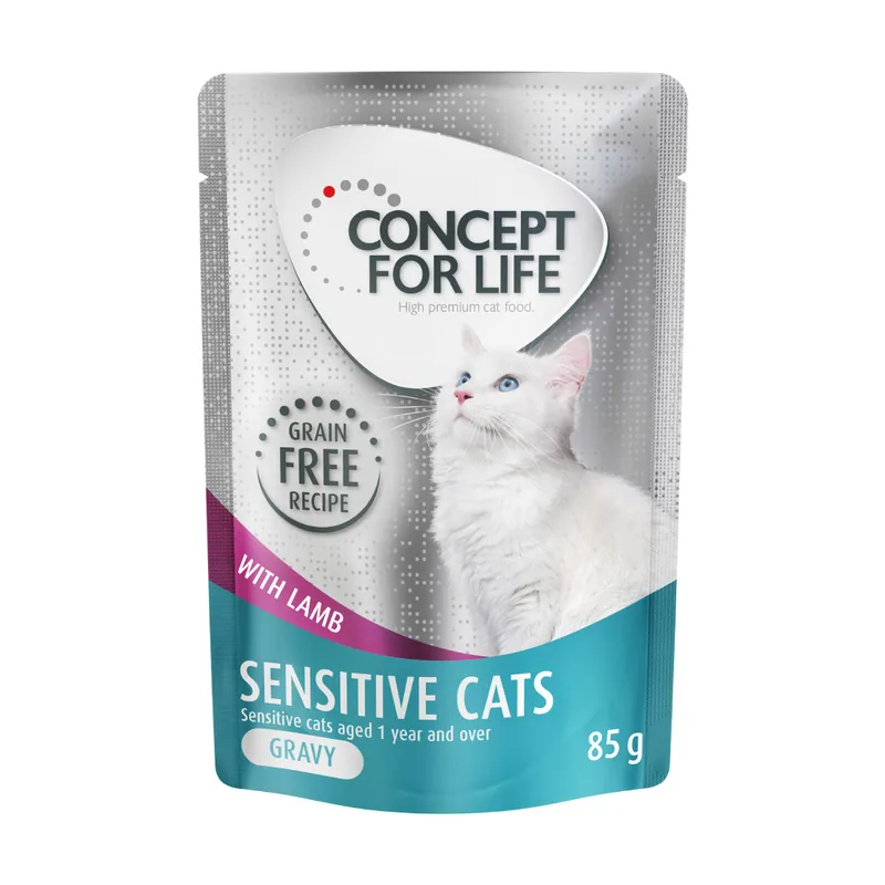 24 x 85 g Sensitive sin cereales cordero en salsa