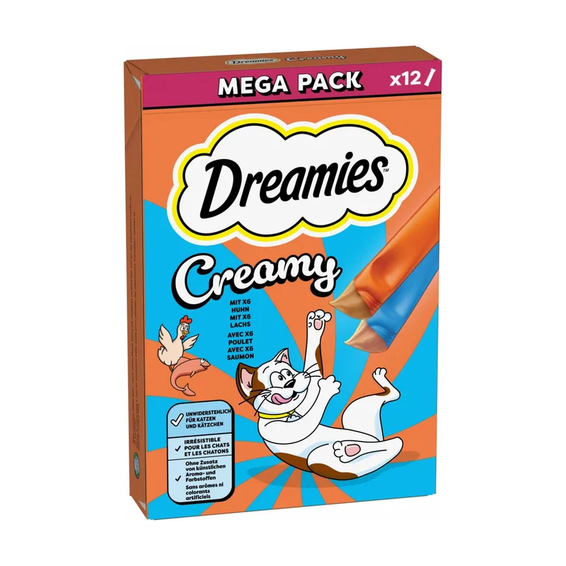 Creamy Snacks con pollo y salmón