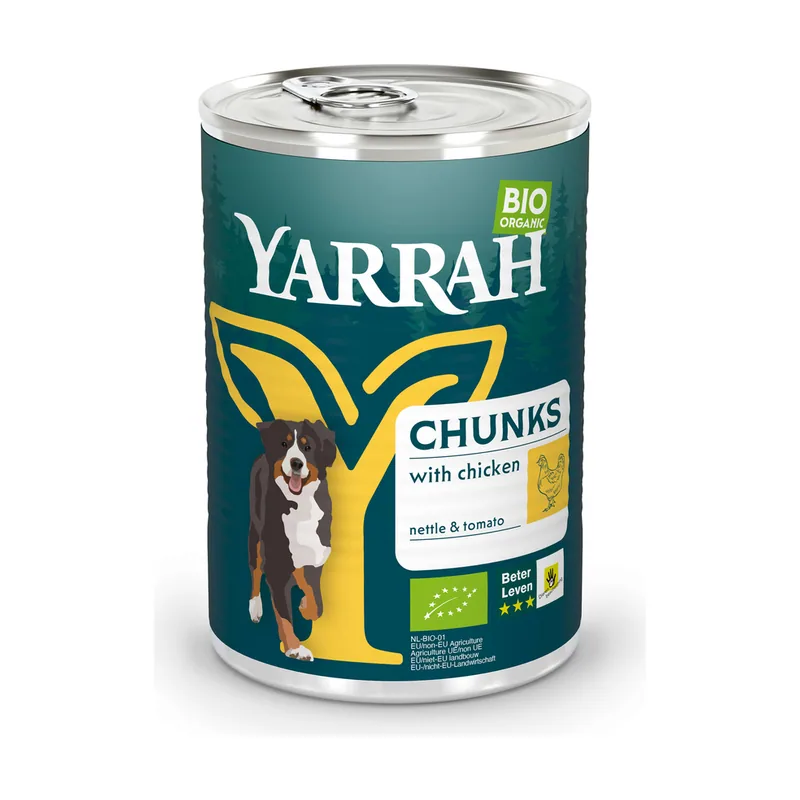 Bocaditos ecológicos de pollo en latas