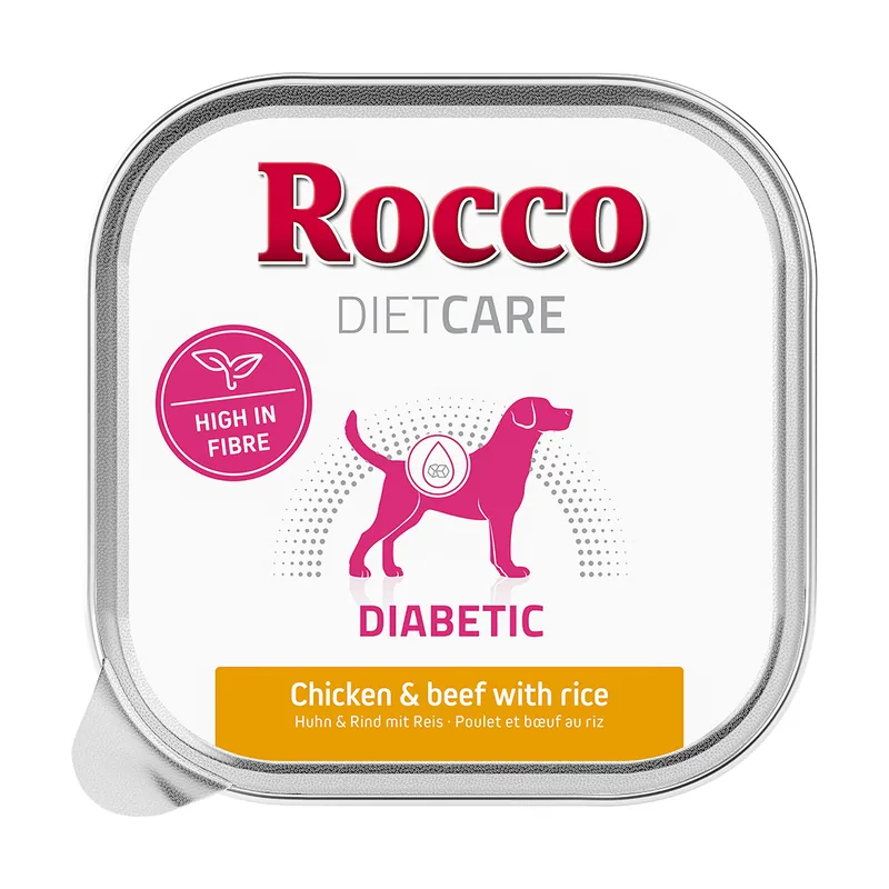 Diabetic pollo y vacuno con arroz 150 g