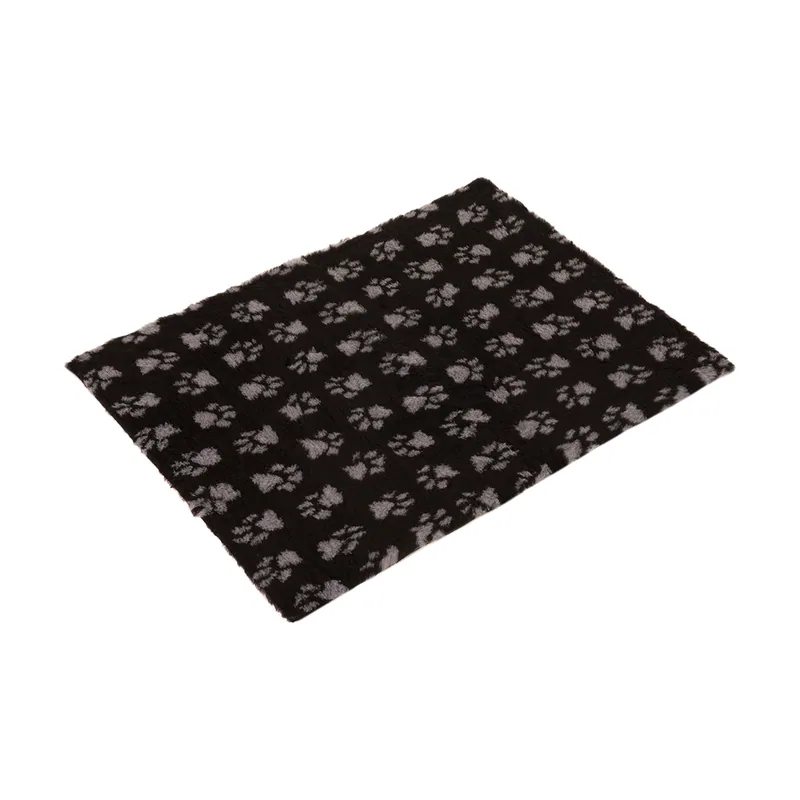 Alfombra Isobed SL Paw negra para perros