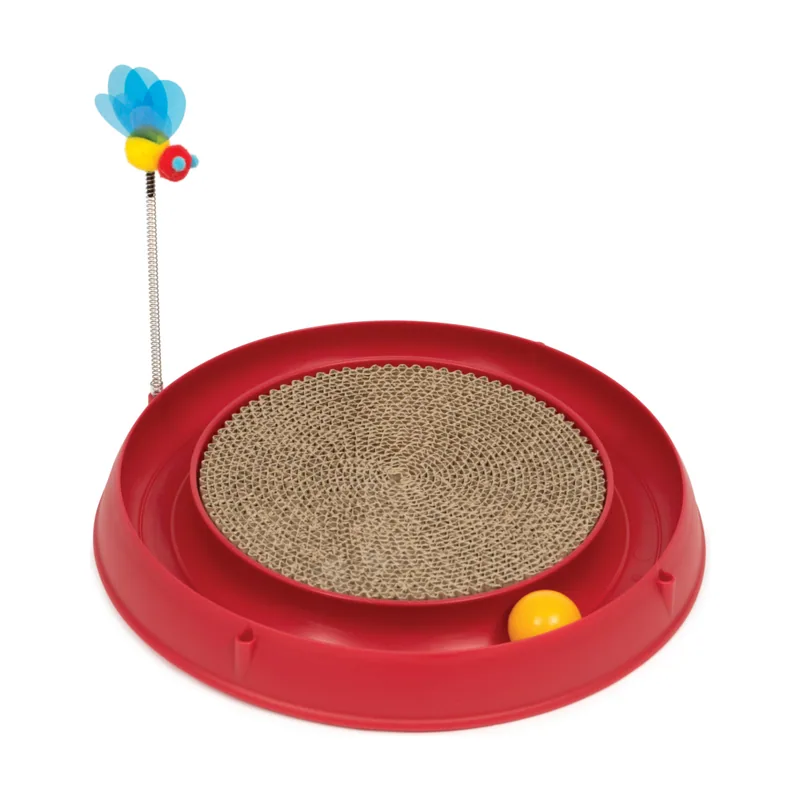 Play-N-Scratch 3 en 1 juguete rascador para gatos