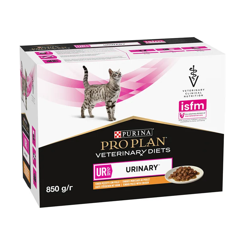 Pro Plan Veterinary Diets Feline UR ST/OX Urinary con pollo 20 x 85 g