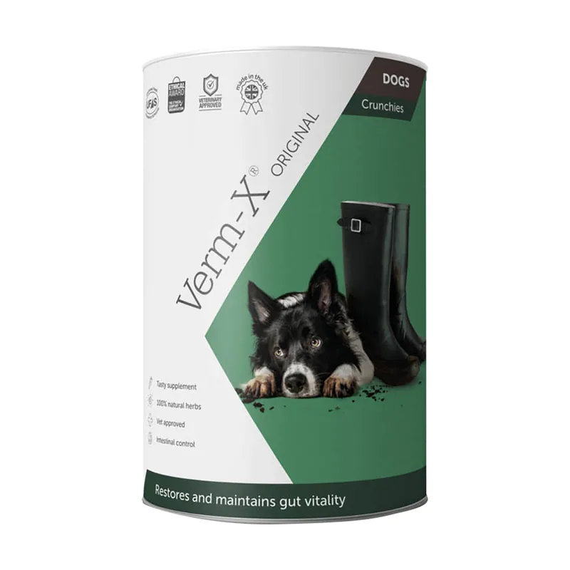 Crunchies snacks para higiene intestinal para perros