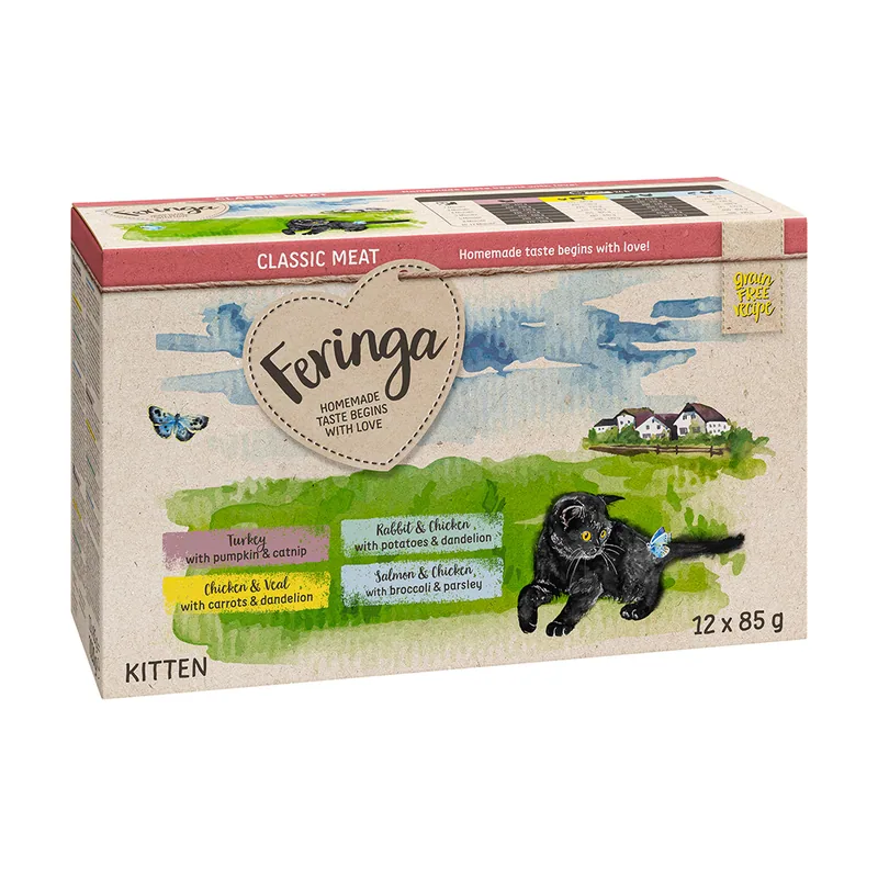 Classic Meat Menu Kitten en bolsitas 24 x 85 g