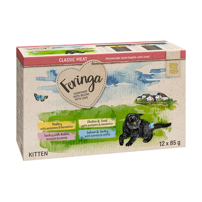 Classic Meat Menu Kitten en bolsitas 24 x 85 g