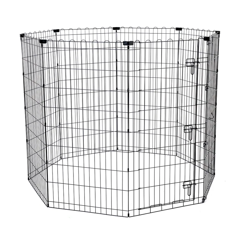 Corral metálico para cachorros