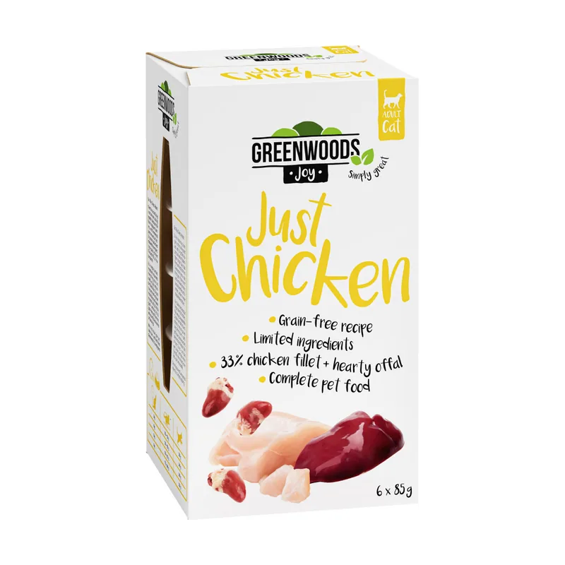 Joy filete de pollo en tarrinas para gatos 24 x 85 g