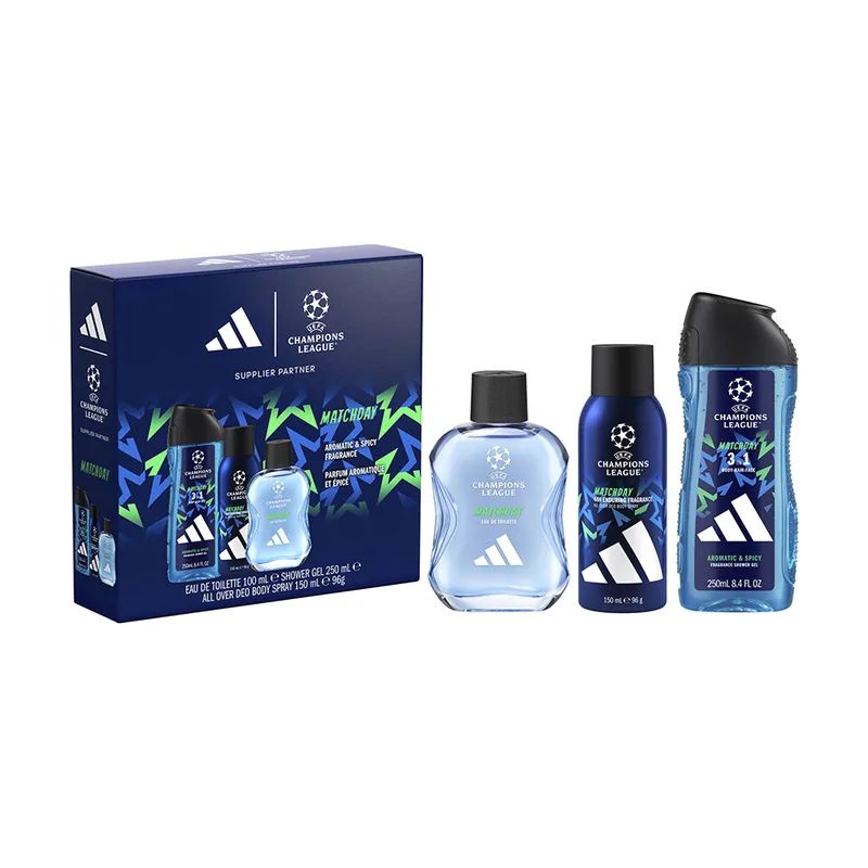 UEFA Champions League Match Day Set de regalo con Eau de Toilette 100 ml