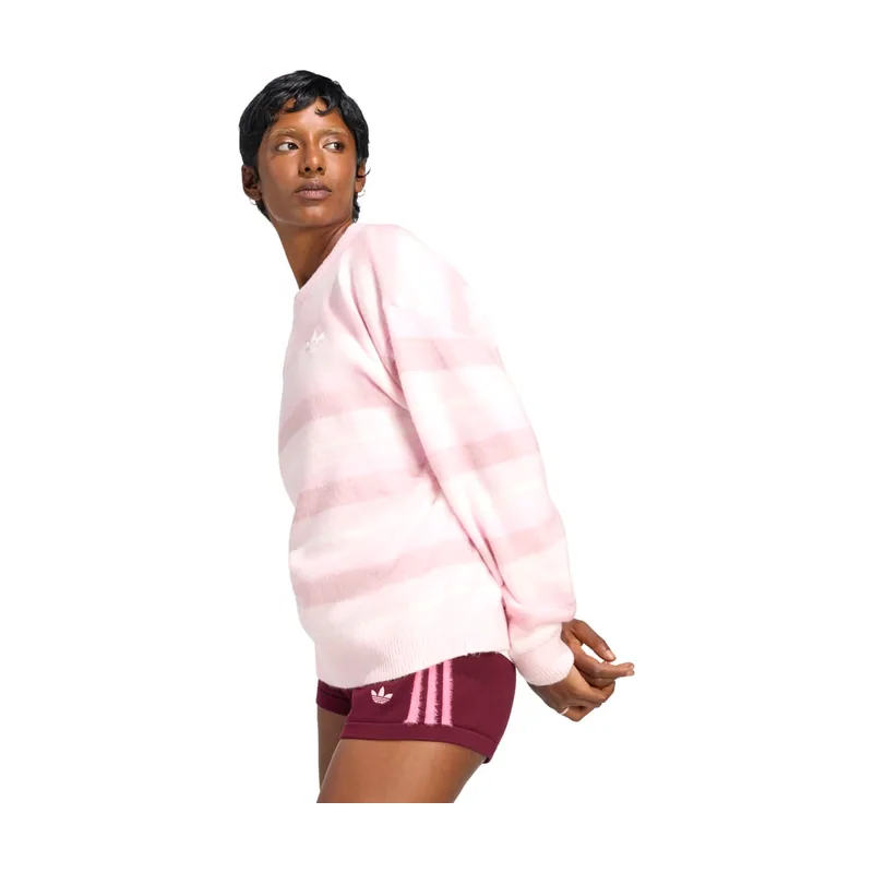 Sudadera de cuello redondo knit essentials a rayas O6013