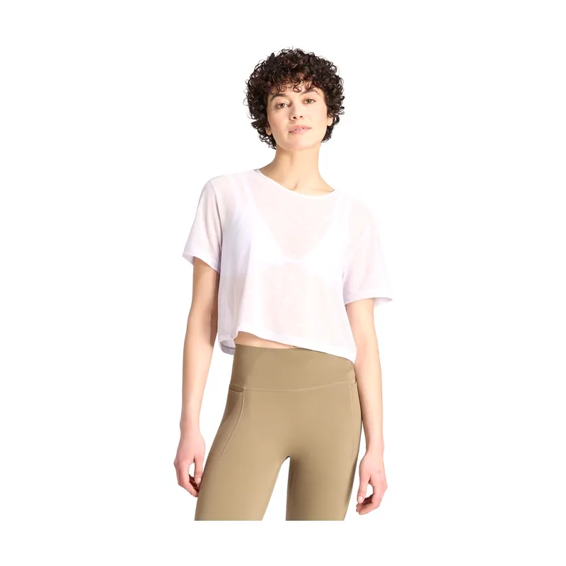 Camiseta PrimeLift Essentials Workout Boxy de malla QY629