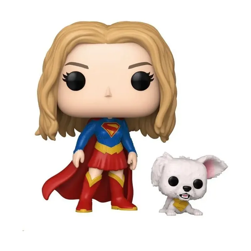 Pop & Buddy Supergirl With Puppy Krypto
