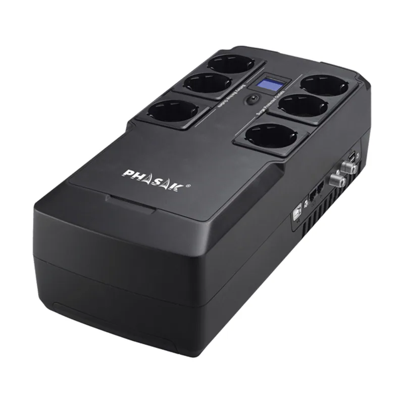 Sai Ups 800Va Interact Kyptos Ph 9478 S 3Xschuko 3Xsurge Protect Rj45 Usb 0.8Kva