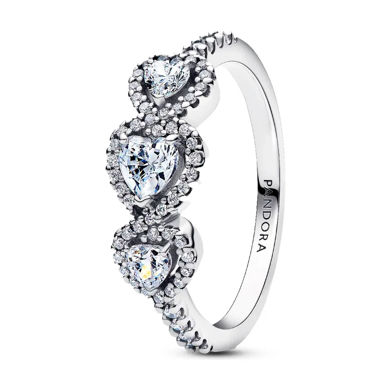 Anillo Trilogía de Corazones y Halo 194413C01