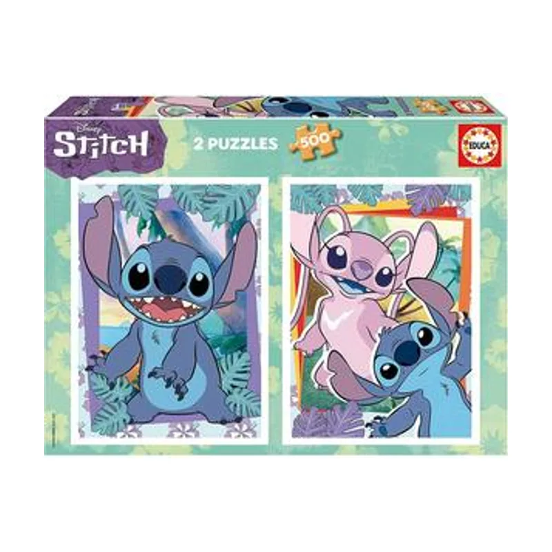 Educa Puzzle 2 x 500 Piezas Stitch
