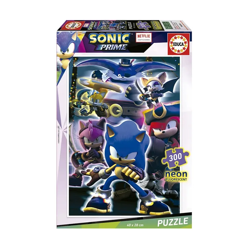 Educa Puzzle 300 Piezas Prime Neon Brilla en la Oscuridad