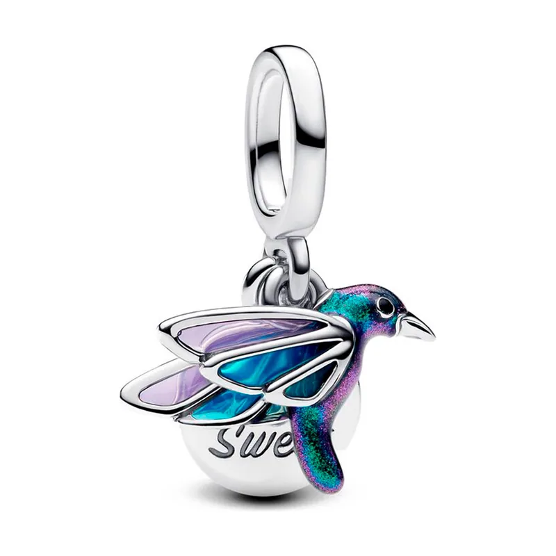 Charm Colgante Doble Colibrí 793746C01