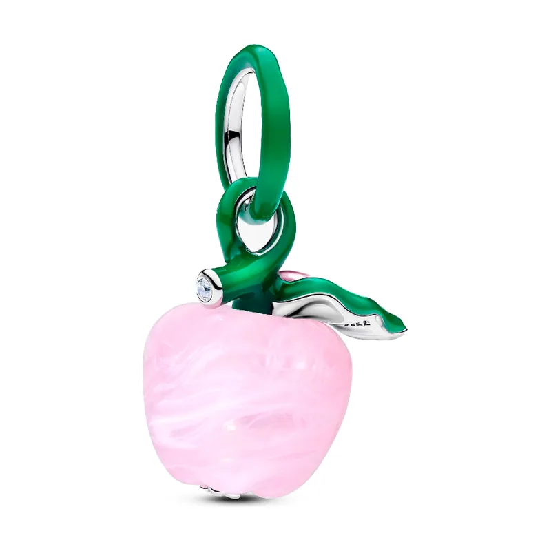 Charm Manzana Cristal de Murano Rosa 794485C01