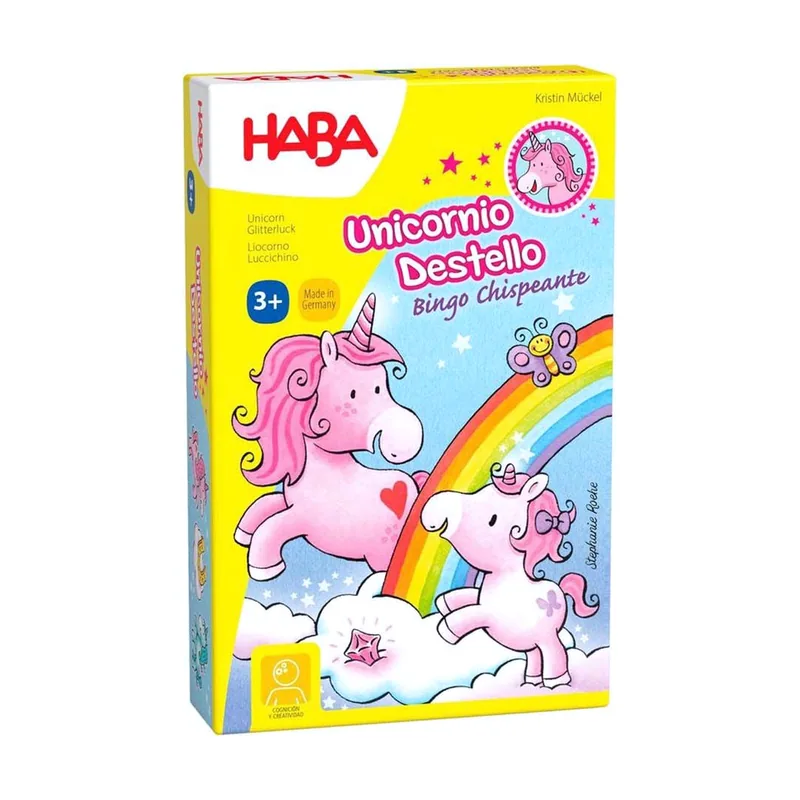 Unicornio Destello Bingo Chispeante