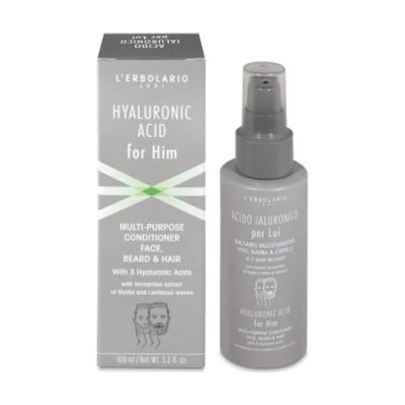 Acido Hialuronico Hombre Balsamo Cara Barba 100ml